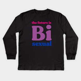 Bisexual Kids Long Sleeve T-Shirt